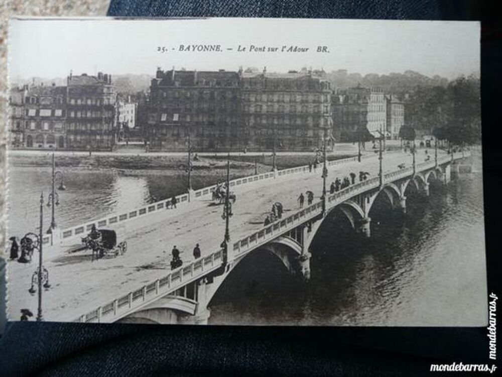 Carte postale Bayonne Le Pont sur L'adour 