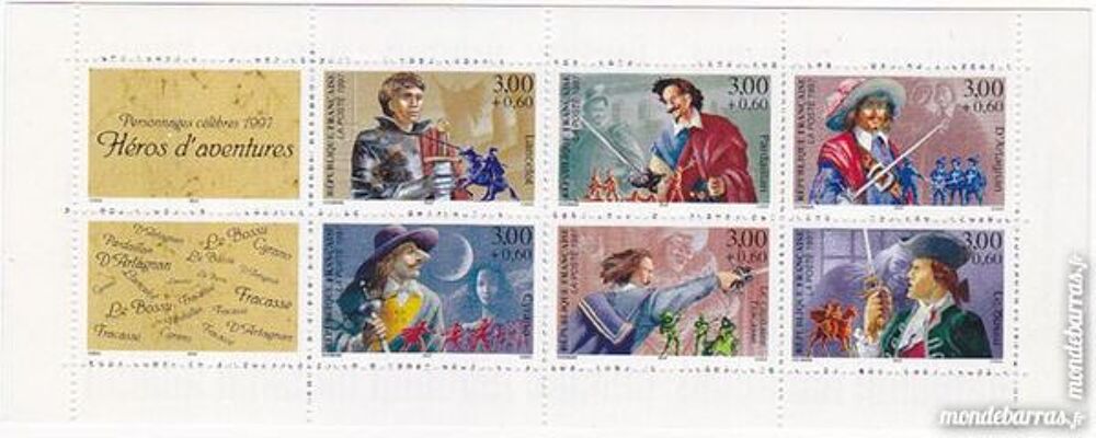 France 1997 timbres poste neufs avec 04 carnets 