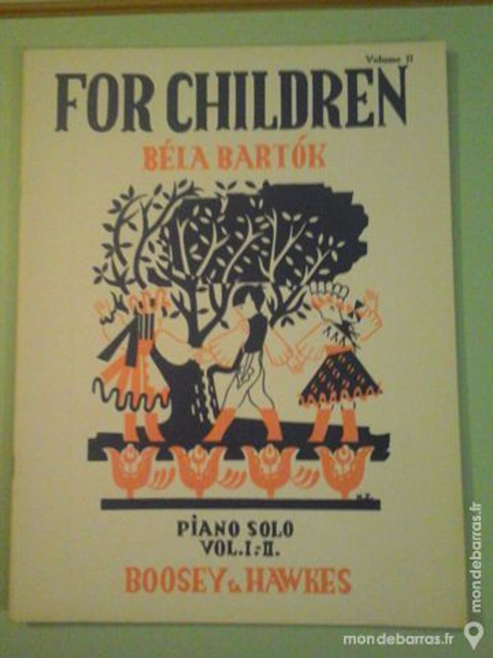 FOR CHILDREN VOL 2 POUR PIANO-BELA BARTOK Instruments de musique