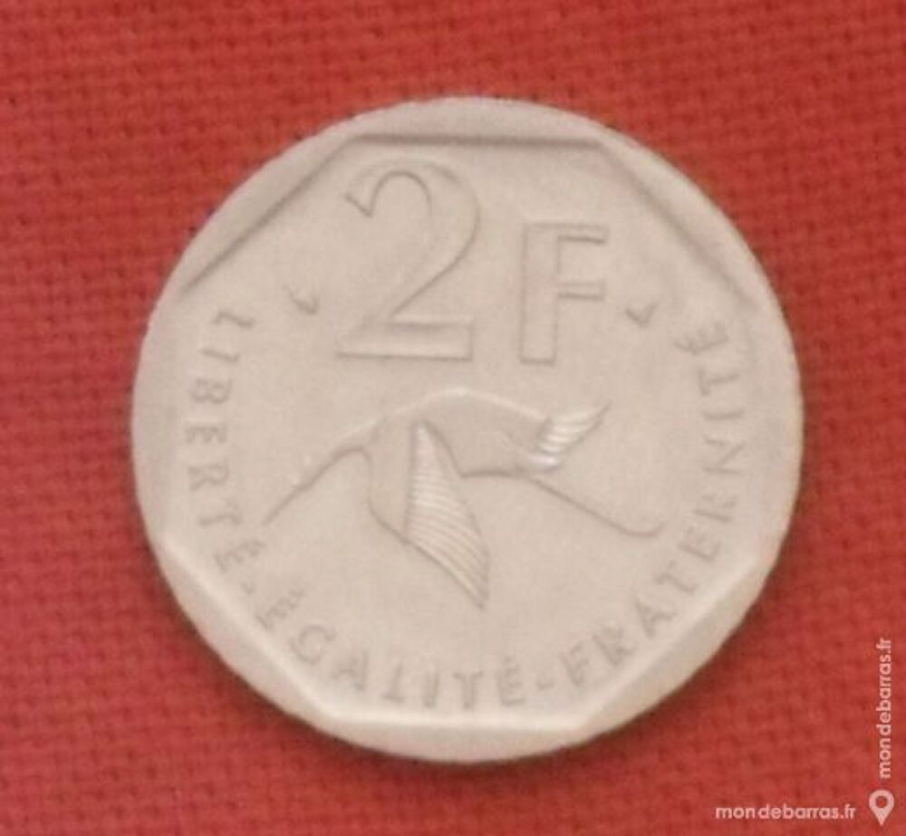 Pi&egrave;ce de 2 Francs Georges Guynemer de l'ann&eacute;e 1997 