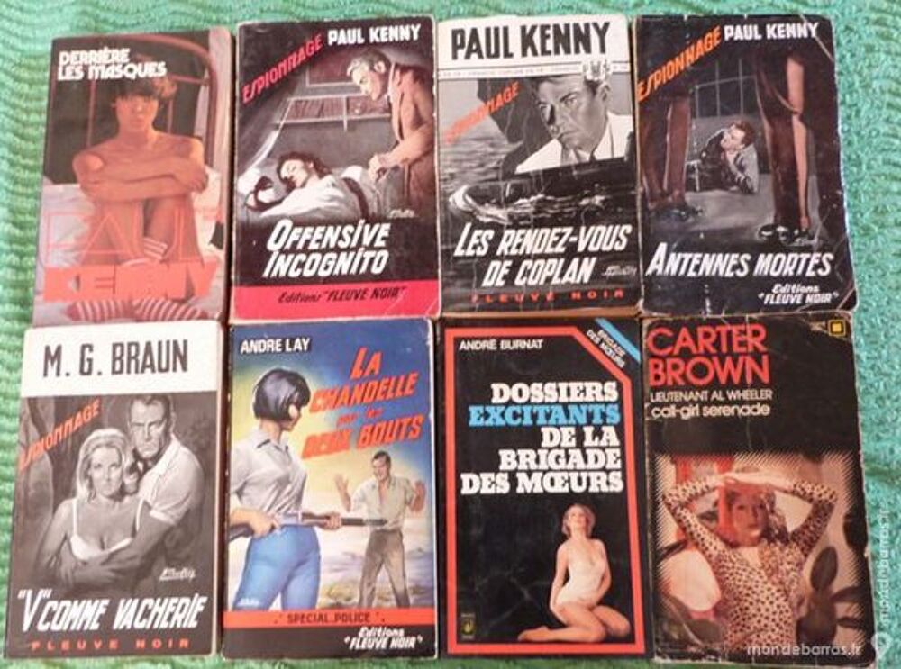 LOTS Divers livres policiers CONTY,KENNY,RANK Livres et BD