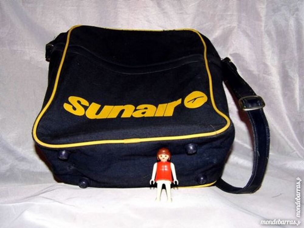 Authentique sac vintage Avion SUNAIR ann&eacute;es 70 Maroquinerie