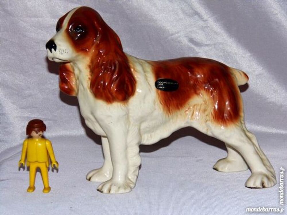 Chien cocker spaniel fa&iuml;ence c&eacute;ramique COOPERCRAFT Décoration