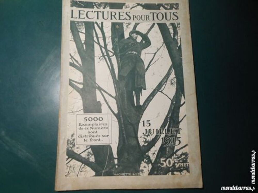 lecture pour tous du 15 juillet 1915 pa34 Livres et BD