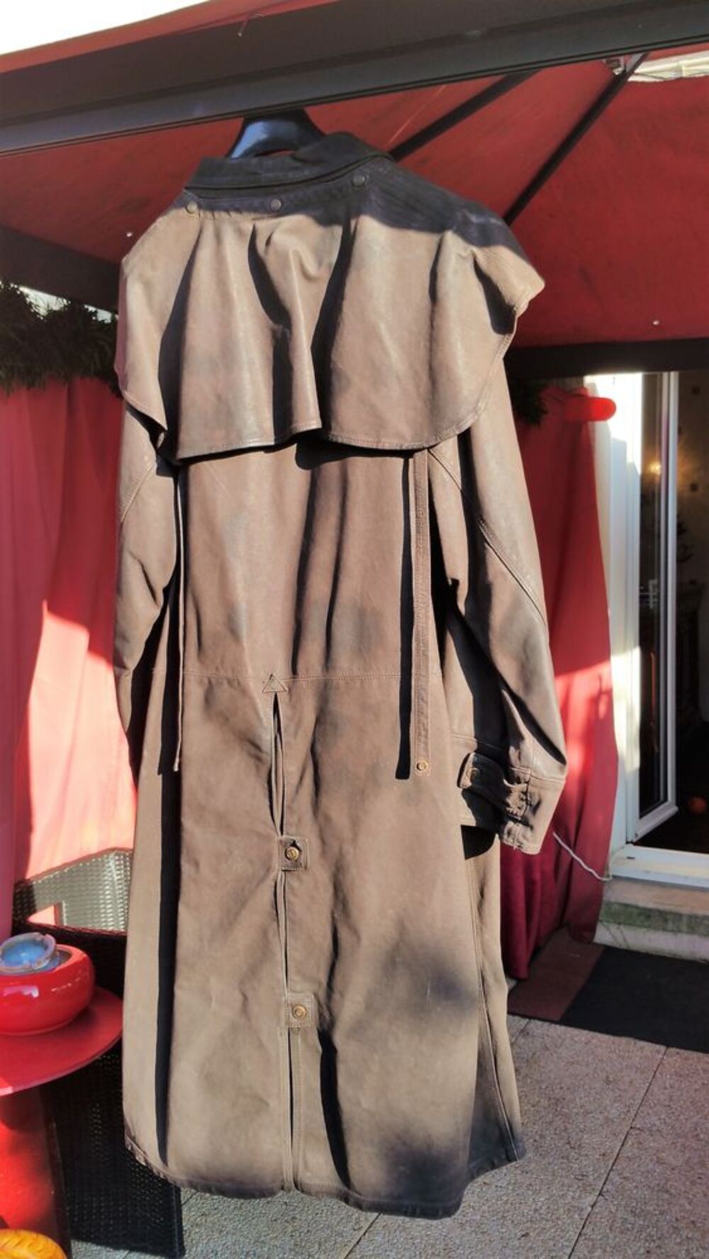 Manteau Trench MARLBORO CLASSICS - Marron - Taille 52 - Coton - Occasion Très Bon État