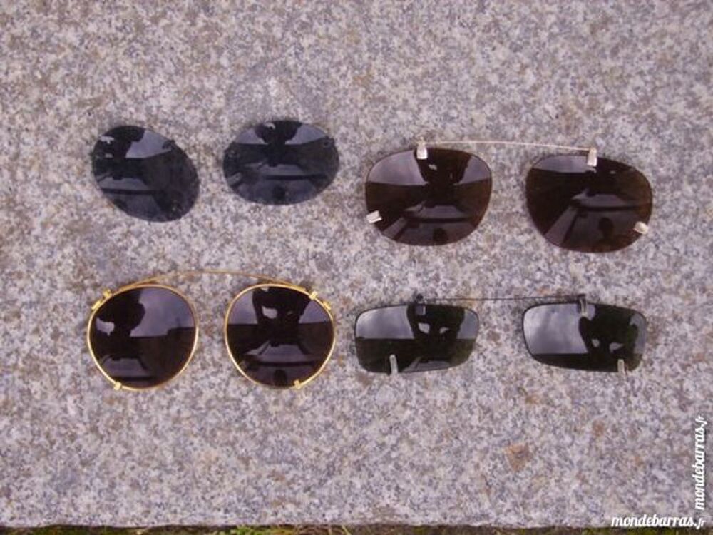 Clips Solaires diff&eacute;rents mod&egrave;les Bijoux et montres