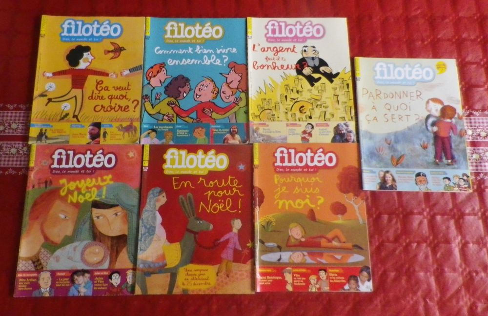LOT DE 7 FILOTEO Dieu, le monde et toi ! Livres et BD