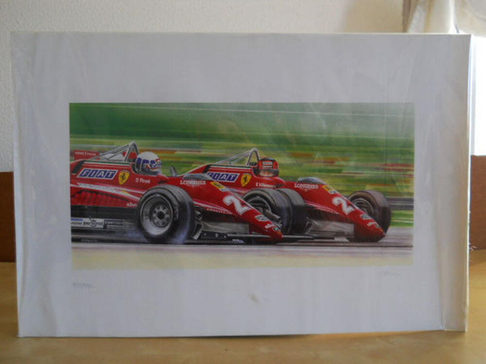 Ferrari Imola 1982:Pironi/Villeneuve Edition d'art 