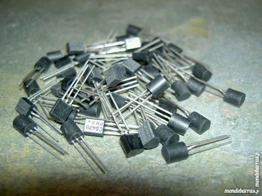 20 transistors BC547B, NPN, boitier TO92. Bricolage