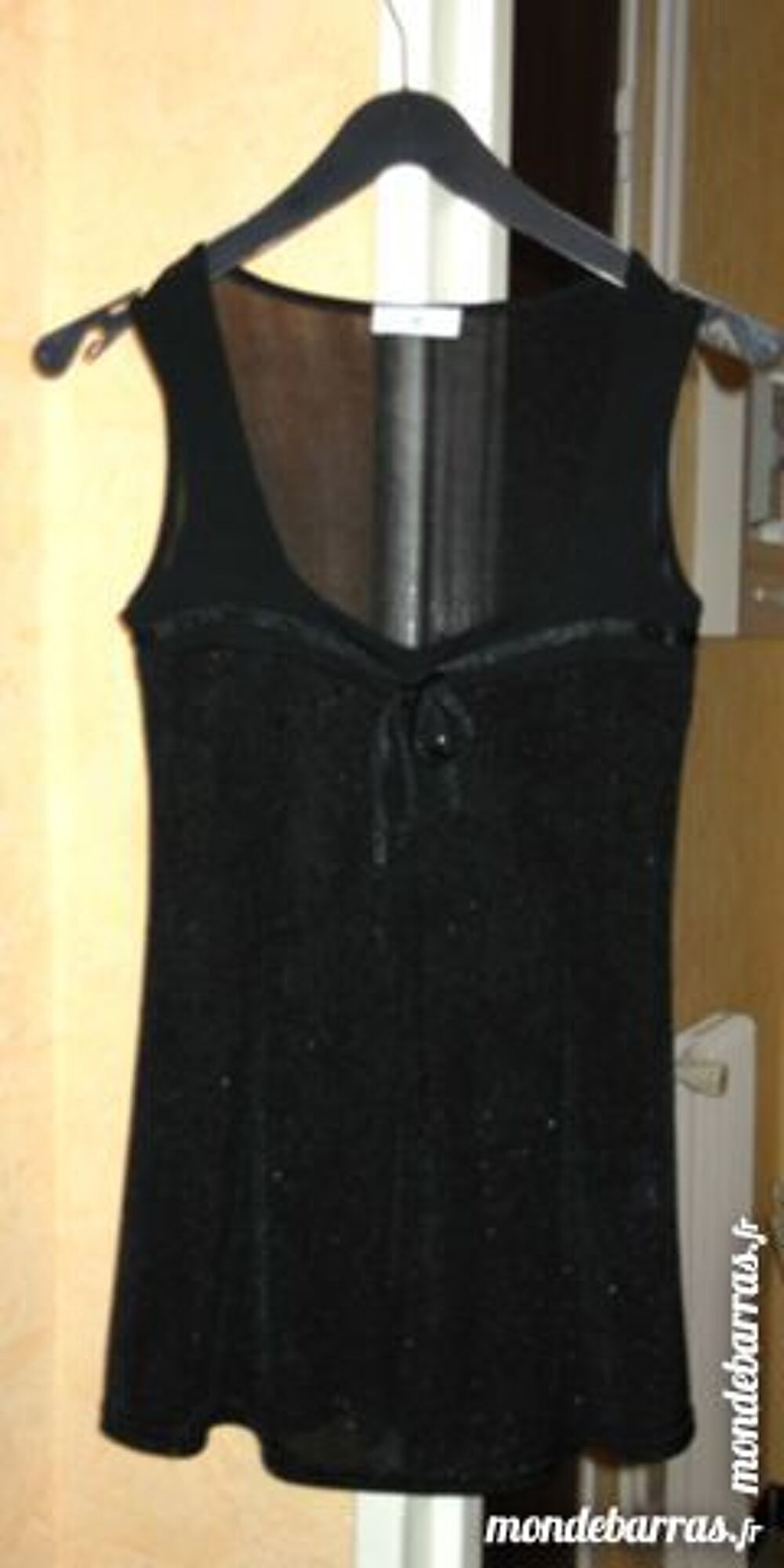 D&eacute;bardeur noir argent&eacute; CACHE CACHE (T1) Vêtements