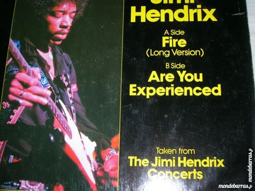 MAXI 45 TOURS JIMI HENDRIX Fire - TRES RARE CD et vinyles