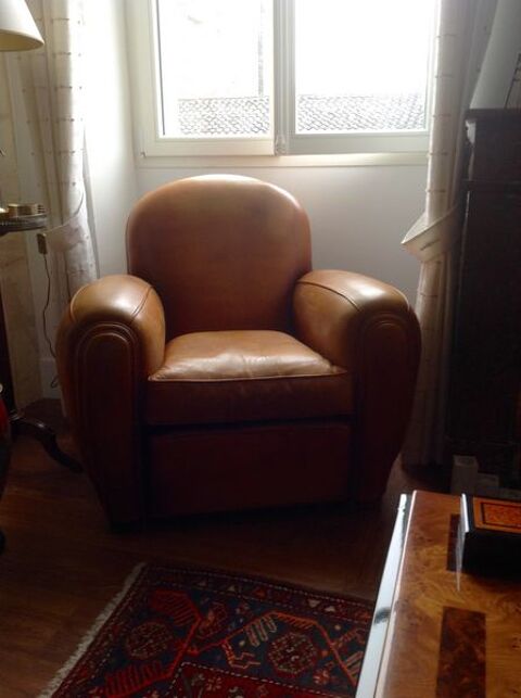 Paire de fauteuil cuir type  CLUB  950 Bordeaux (33)