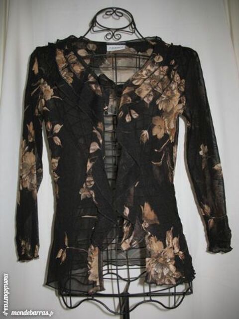 Top � manches en voile transparent -T40/42 3 Antony (92)