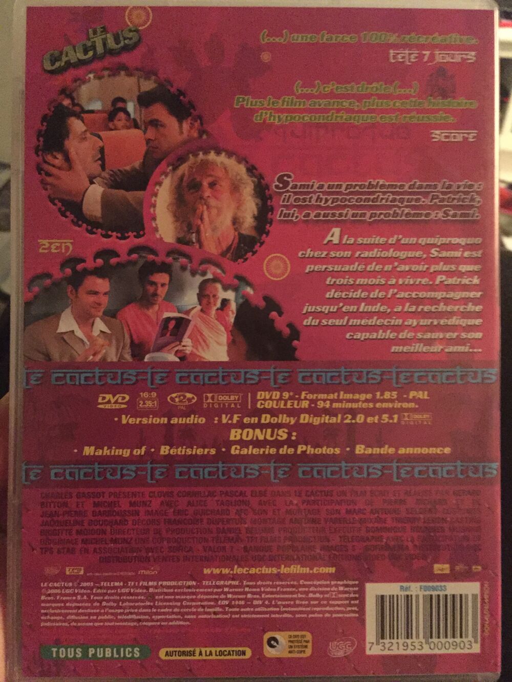 DVD Le Cactus DVD et blu-ray