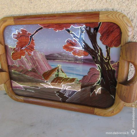 Plateau de service art d�co sign� DOPE 50 Paris 15 (75)