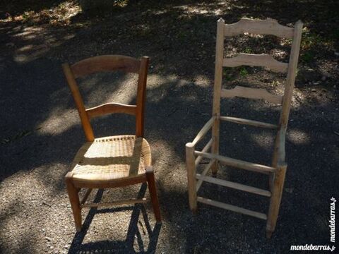 Chaise paill�e/cann�e rustique Languedocienne 25 Castres (81)