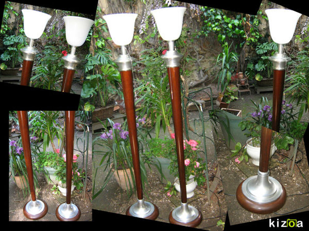 1 GRAND LAMPADAIRE MAZDA EPOQUE 1930 LAMPE art d&eacute;co Décoration