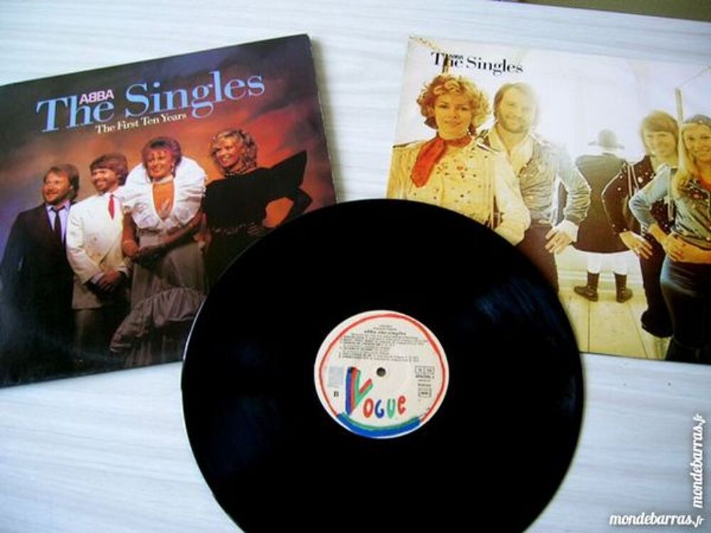 DOUBLE 33 TOURS ABBA The singles CD et vinyles