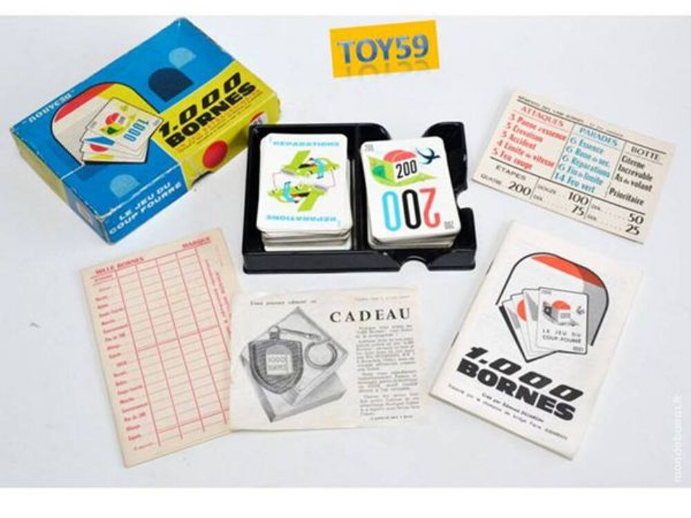 Ancien jeu: 1000 BORNES de 1960 Jeux / jouets