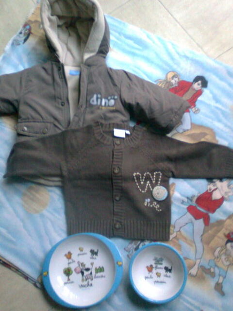 PARKA et GILET marron - 6 mois - zoe 4 Martigues (13)