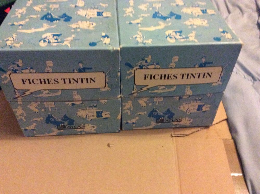 Collection fiches Tintin 