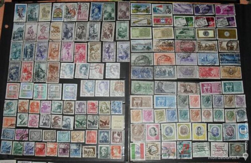 Lot de 311 timbres oblit&eacute;r&eacute;s d'ITALIE. 
