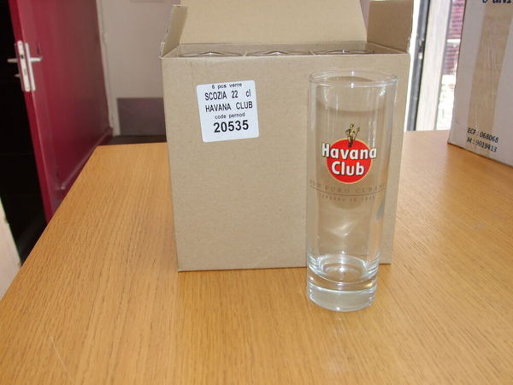 6 verres Havana Club - 22cl - neufs Cuisine