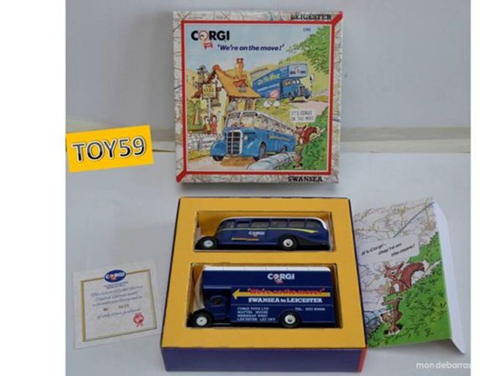 RARE coffret Corgi BUS &amp; CAMION limited Edition Jeux / jouets