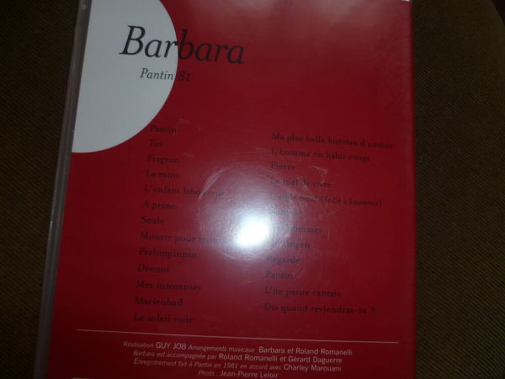 DVD BARBARA PANTIN 84 DVD et blu-ray