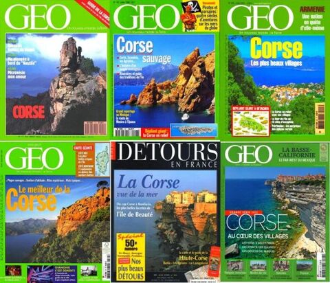 Voici 6 revues sur LA CORSE / les-livres-de-jac 18 Lille (59)