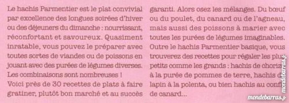 HACHIS ET POMME DE TERRE Livres et BD