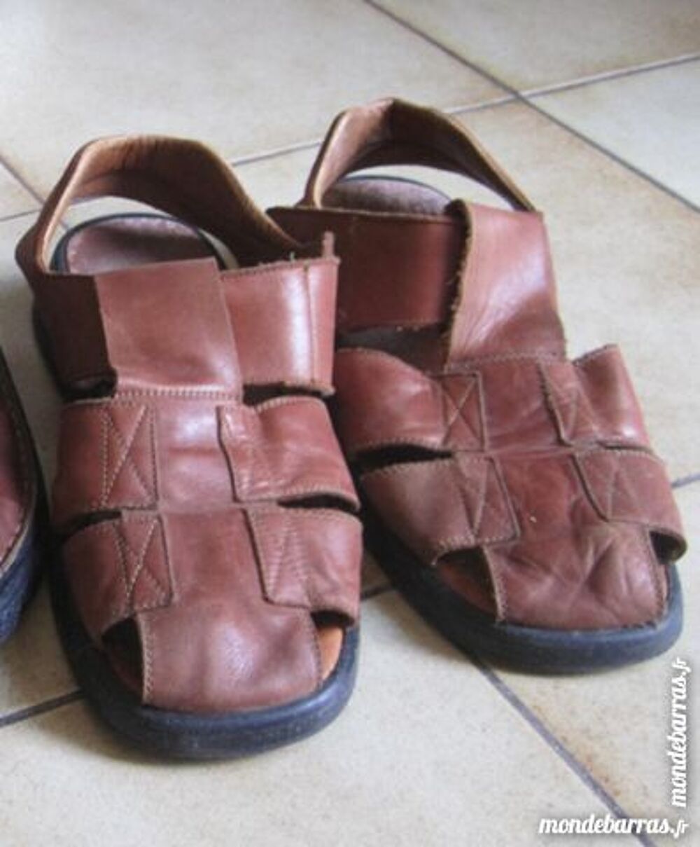 sandale cuir T 43 Chaussures