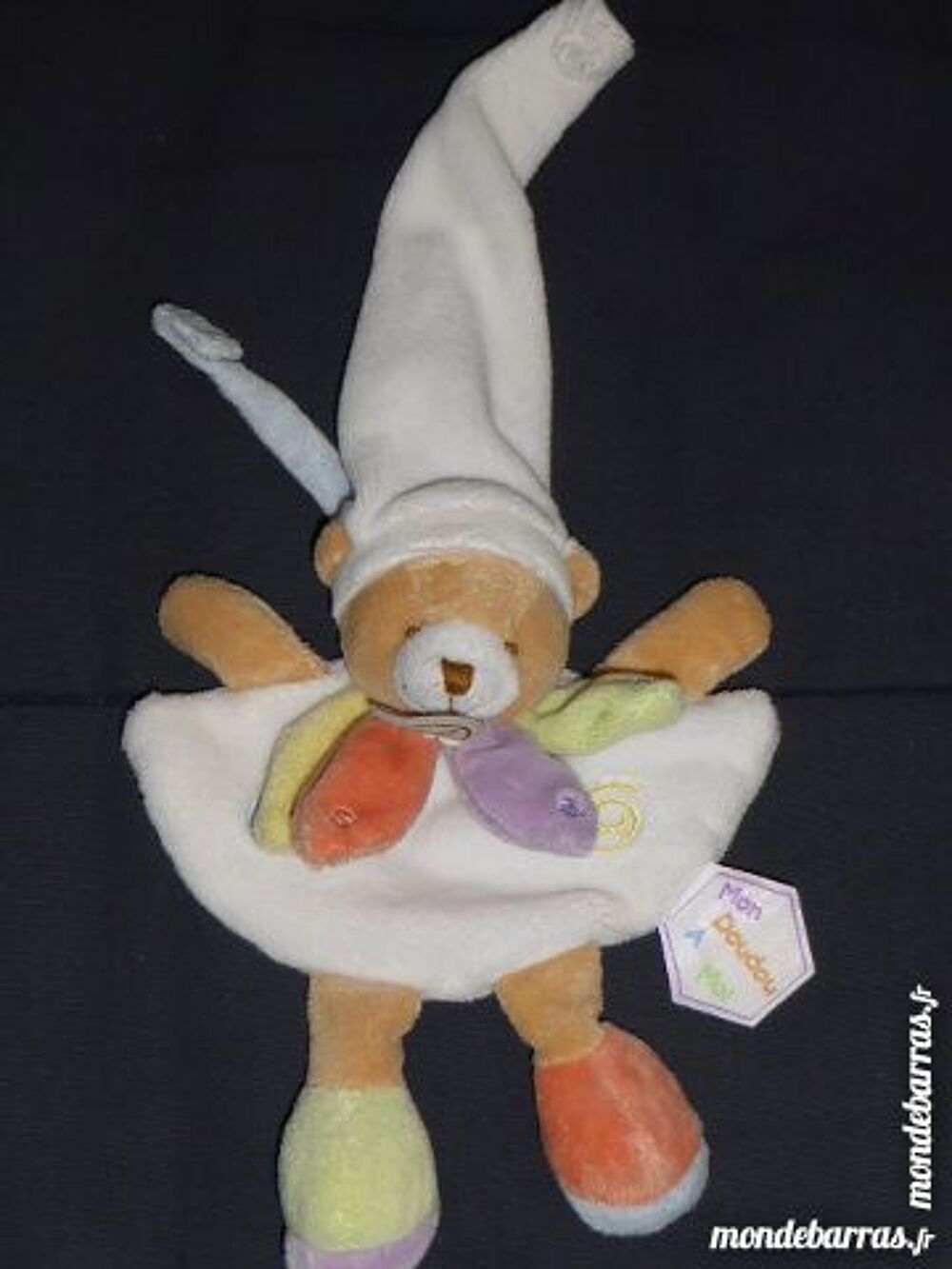 Doudou et compagnie ours nuage de couleurs Puériculture