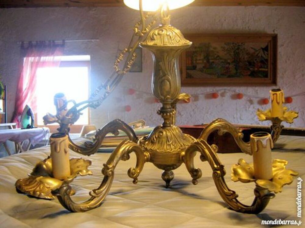 LUSTRES EN BRONZE MASSIF - 2 FORMATS - Décoration