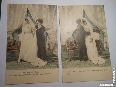CPA le lit nuptial serie de 6   4G1 6 Gr�zieu-la-Varenne (69)