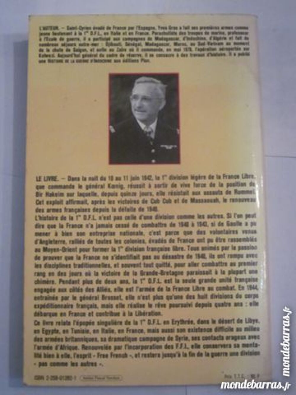 LA 1 &egrave;re D.F.L. LES FRANCAIS LIBRES AU COMBAT Livres et BD