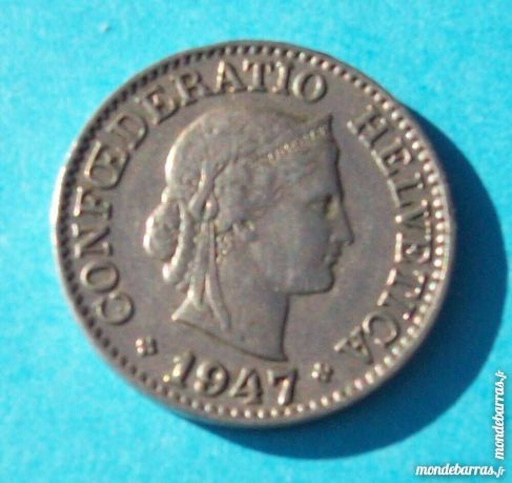 PIECE DE MONNAIE 10 CENTIMES SUISSE 1947 B 