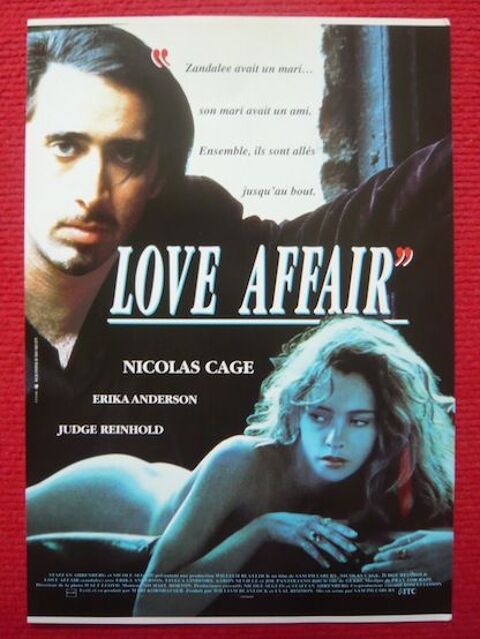 Dossier de presse de Love affair (1991) 15 Sucy-en-Brie (94)
