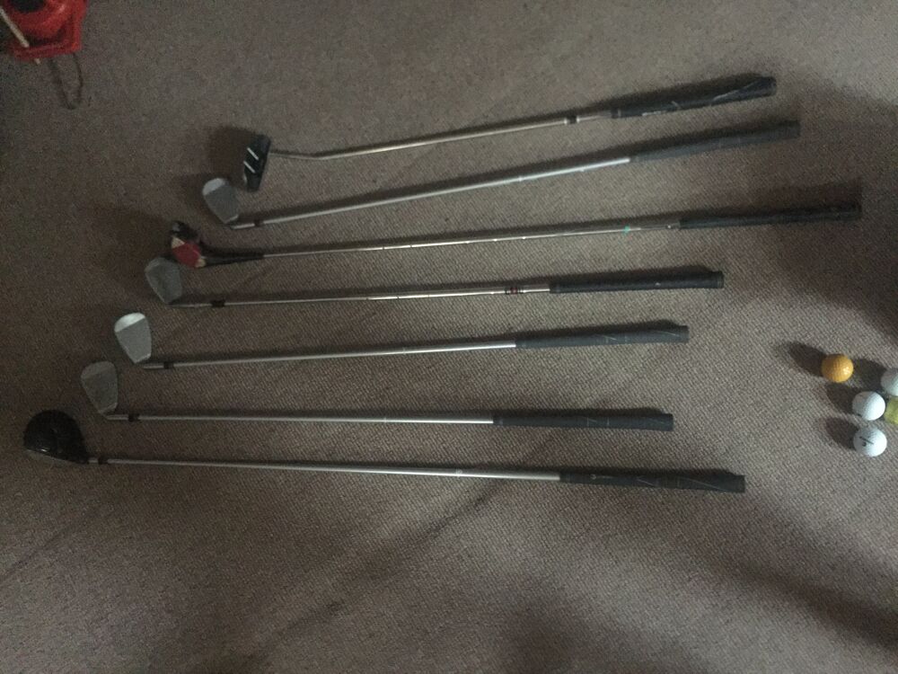 Sac de golf avec 7 clubs Sports
