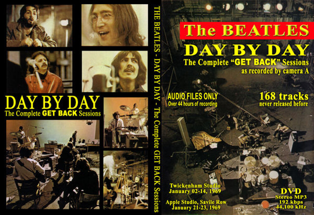 The Beatles - Day by Day - The complete GET BACK sessions CD et vinyles