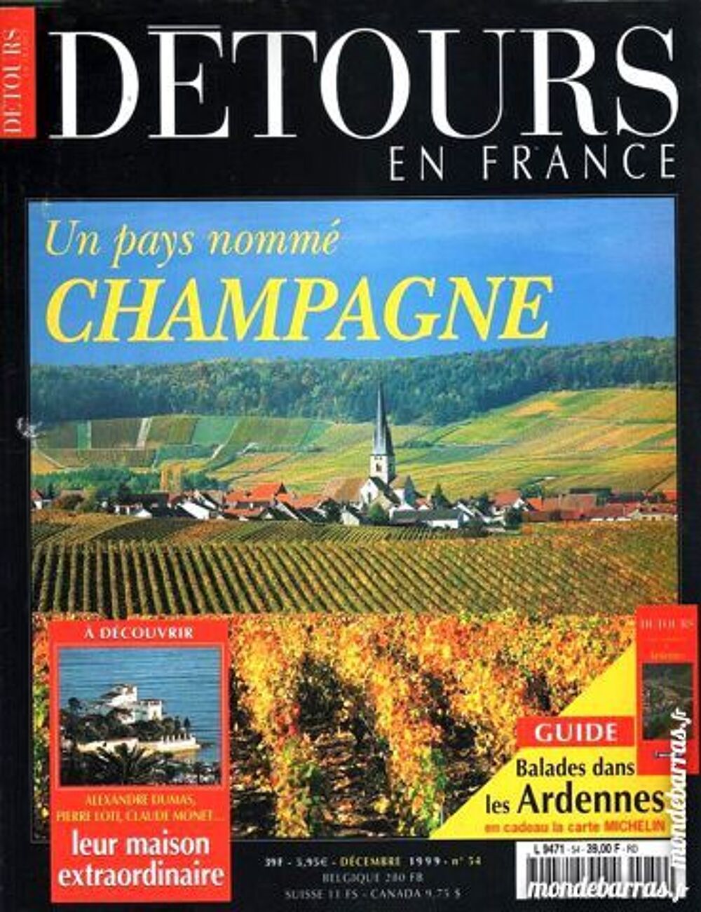 LA CHAMPAGNE - g&eacute;o - MARNE ARDENNES Livres et BD