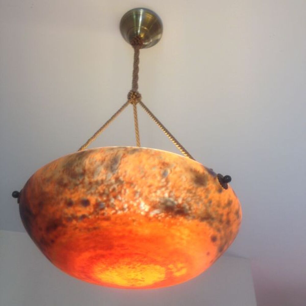 Lustres en p&acirc;te de verre Décoration