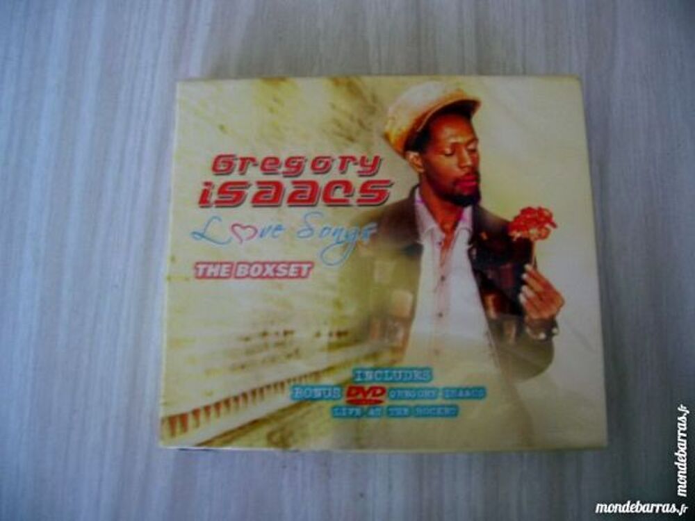 CD GREGORY ISAACS Love songs Box set 3 CD + DVD CD et vinyles