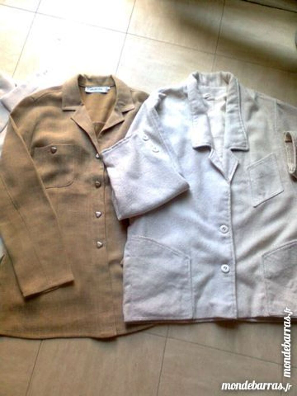 4 VESTES tailles diverses 36 &agrave; 50- zoe Vêtements