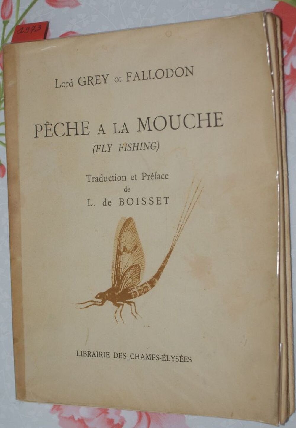 3 RARES livres de p&ecirc;che 