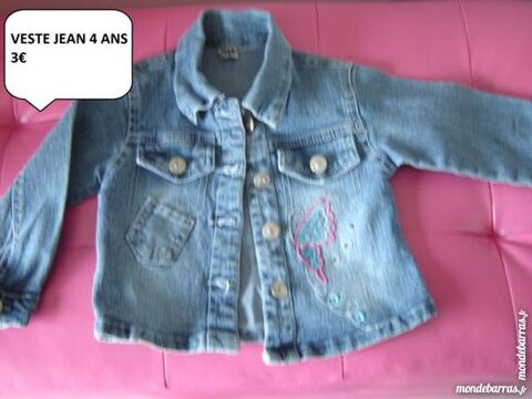 Veste en jean 4 ans 3 Milly-sur-Thrain (60)