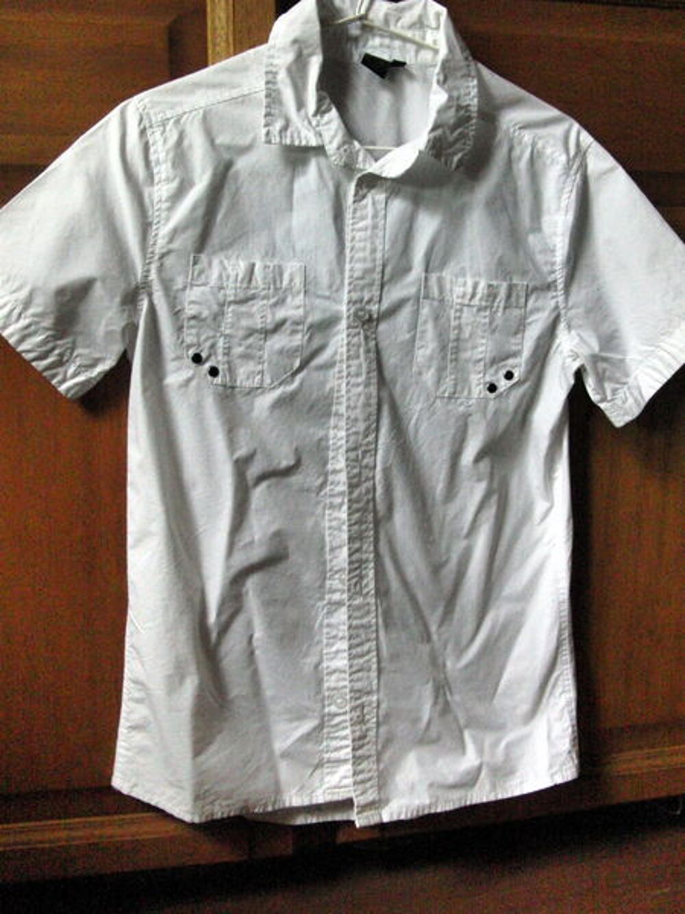 chemise gar&ccedil;on en coton blanc 14 ans Vêtements enfants