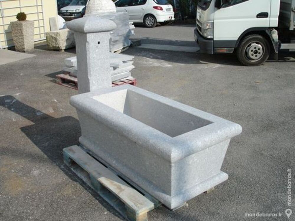 Bassin fontaine en pierre granit Décoration