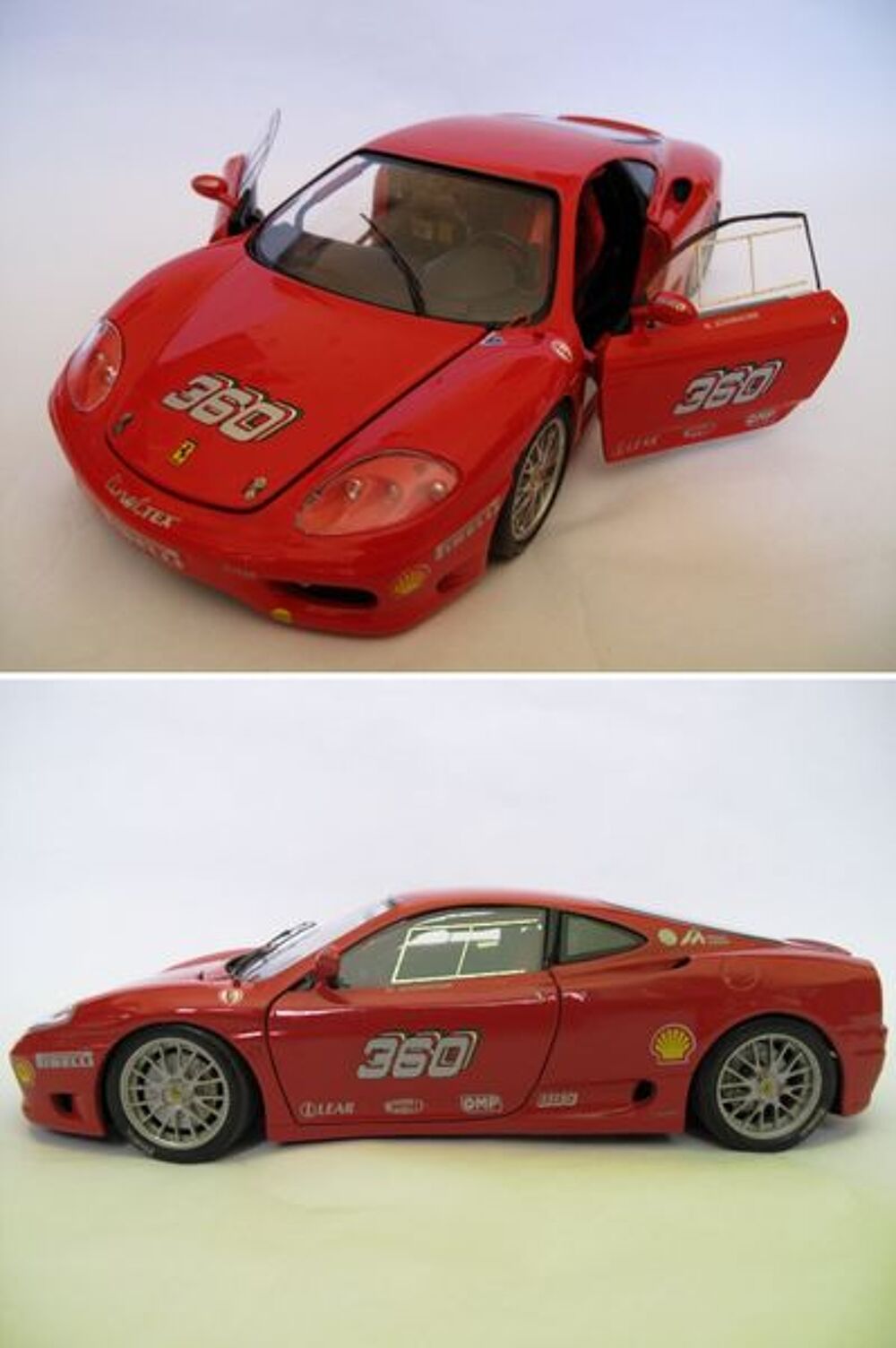 Ferrari 360 Challenge M.Schumacher decals 1/18 