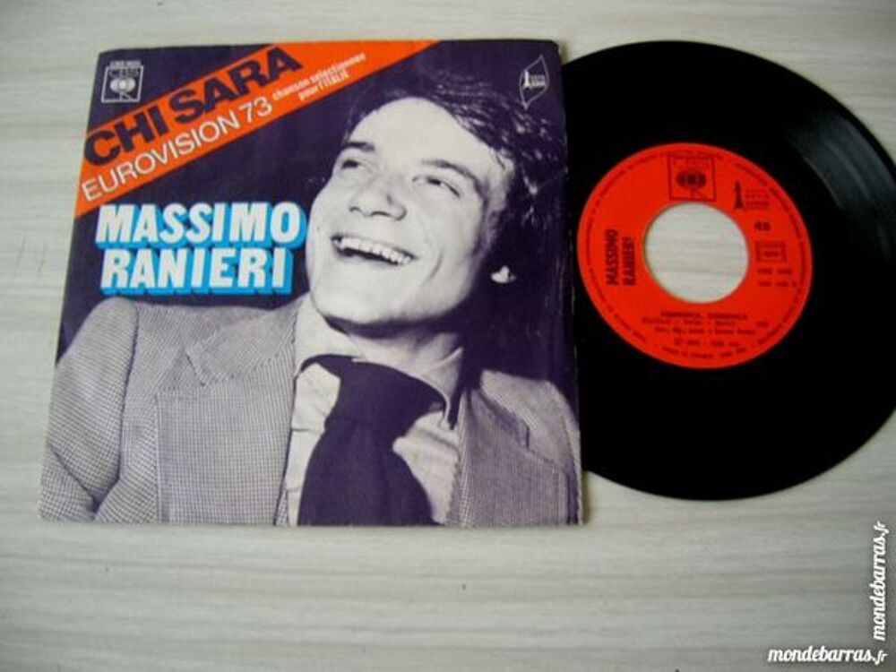 45 Tours MASSIMO RANIERI EUROVISION 1973 ITALIE CD et vinyles
